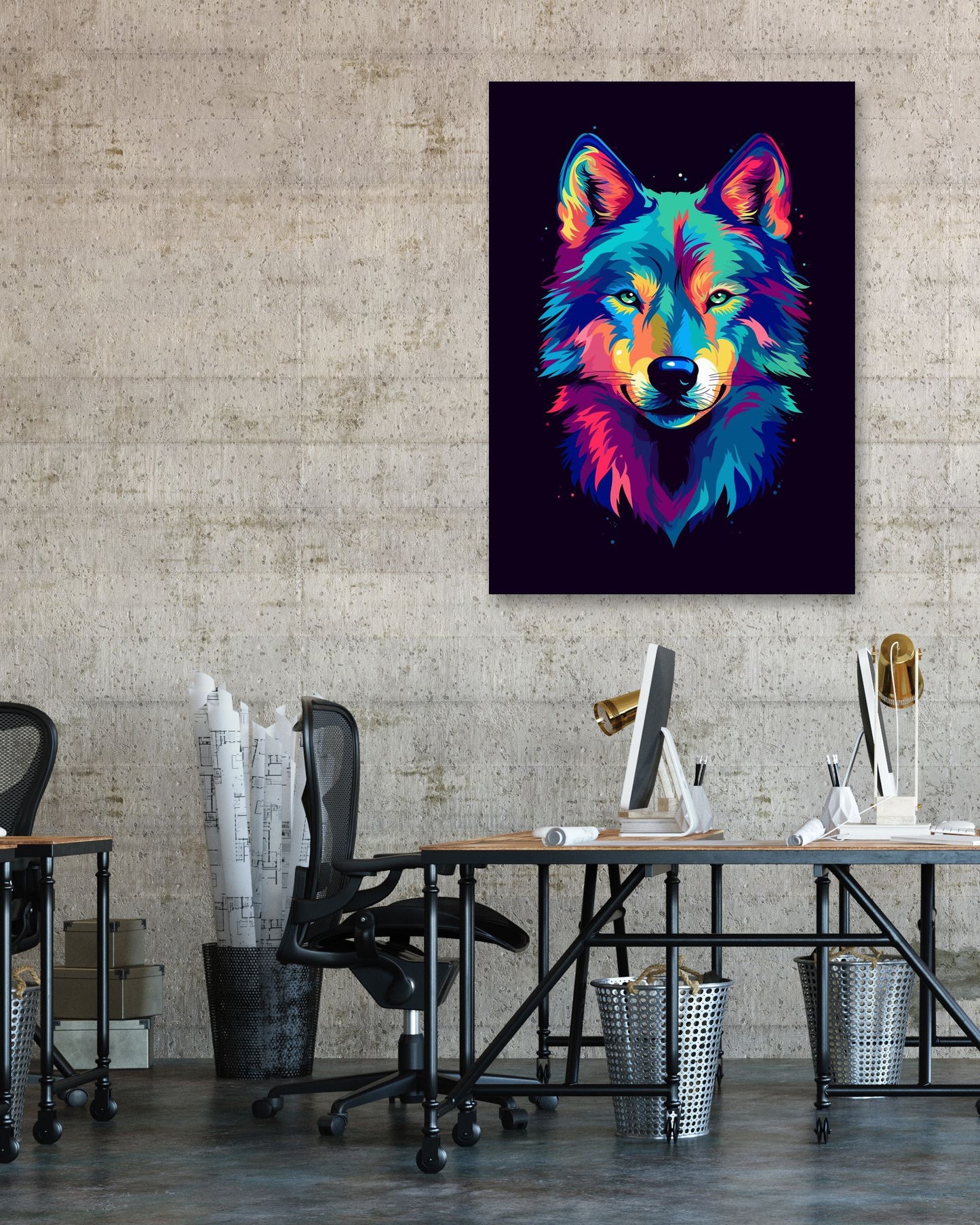 Wolf Animal Pop Art - @GreyArt