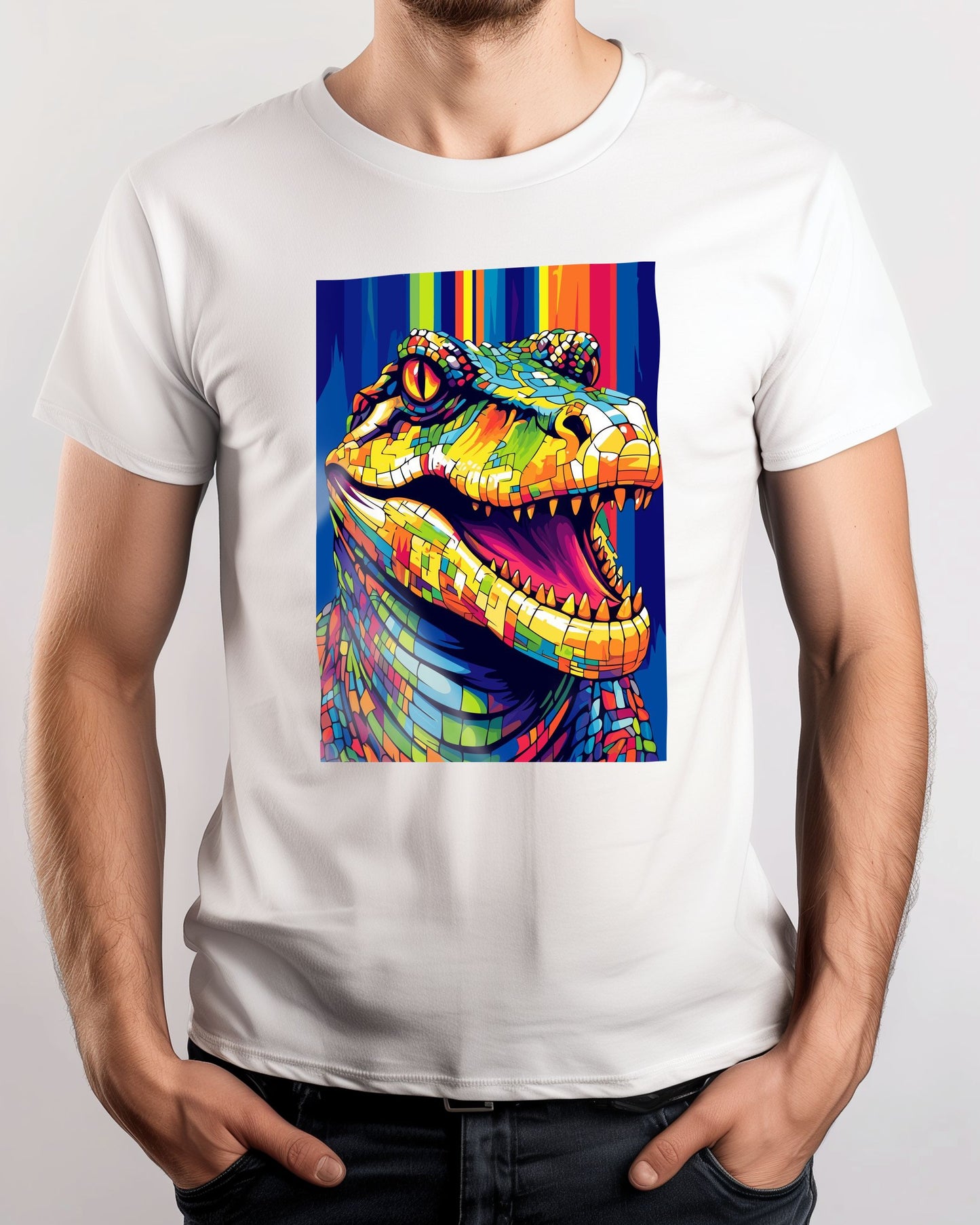 Crocodile WPAP - @GreyArt