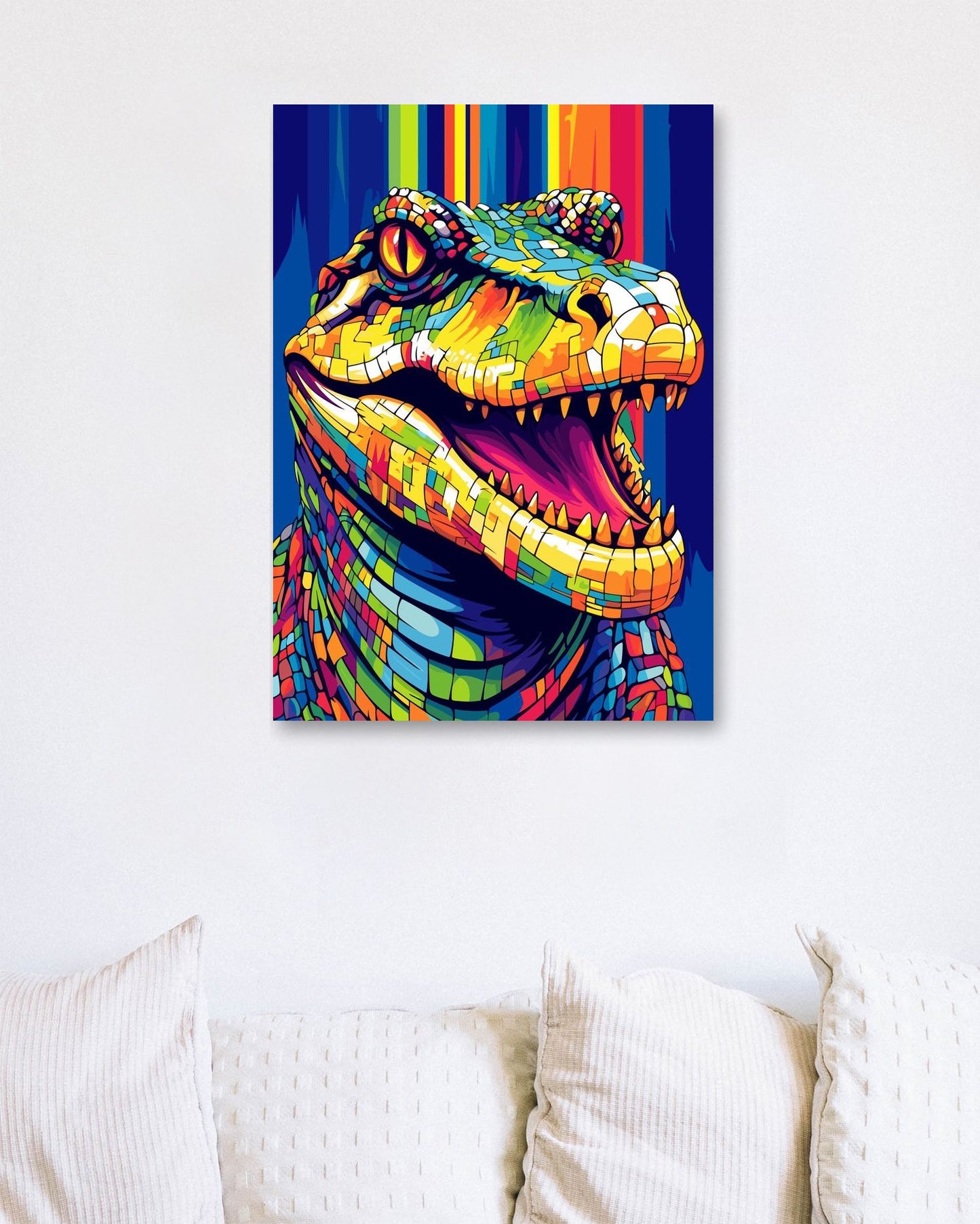 Crocodile WPAP - @GreyArt