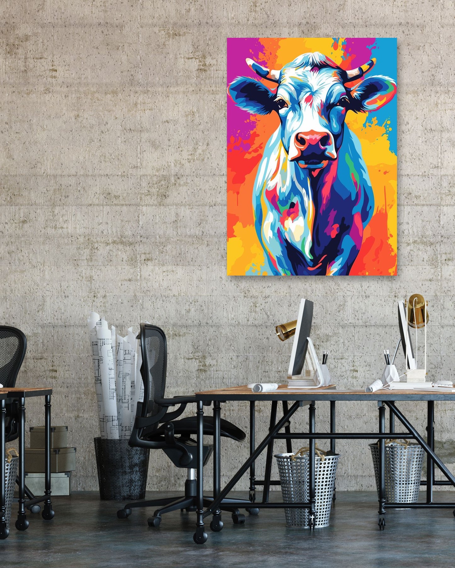 Cow WPAP - @GreyArt