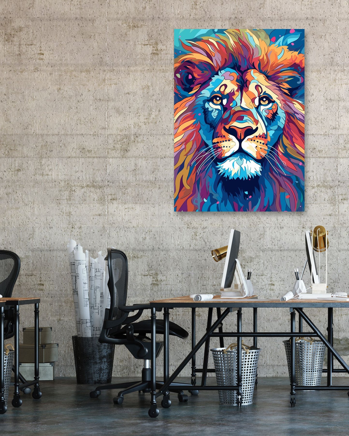 Lion King Popart - @GreyArt