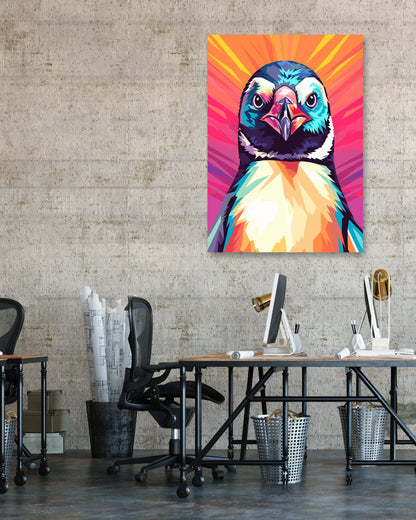 Penguin Animal WPAP - @GreyArt