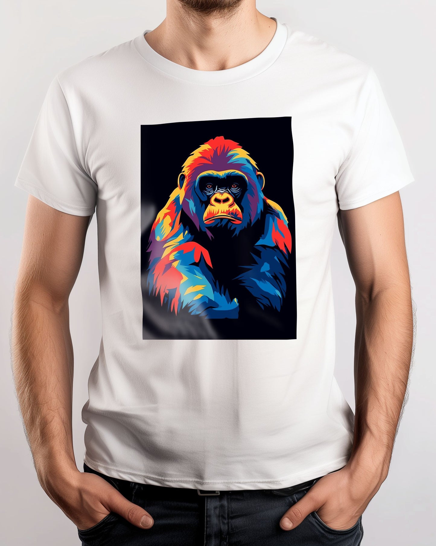 Monkey Gorilla WPAP - @GreyArt