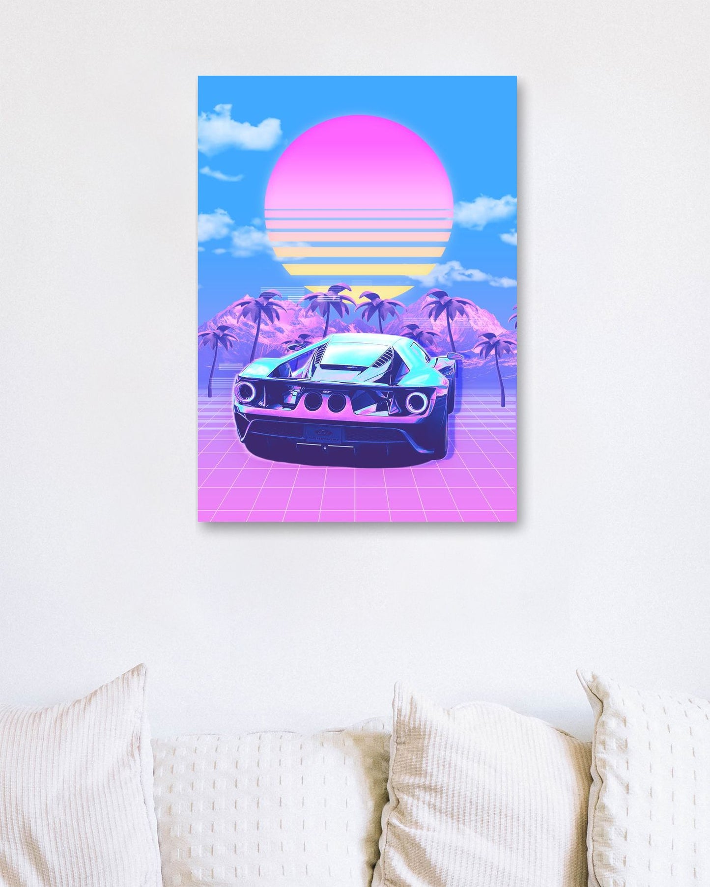 Ford GT Retro Poster - @Najib