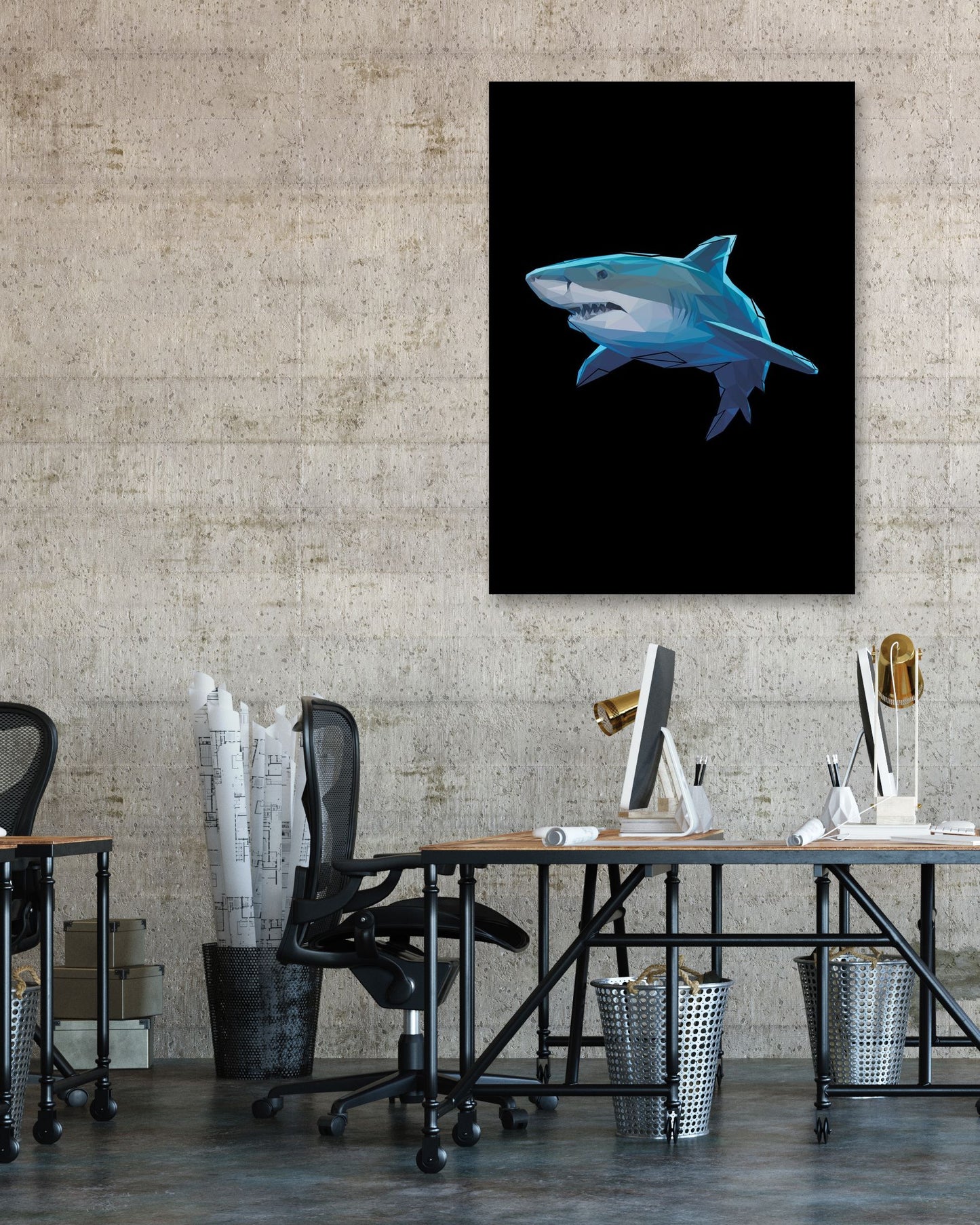 shark pop art - @Artnesia