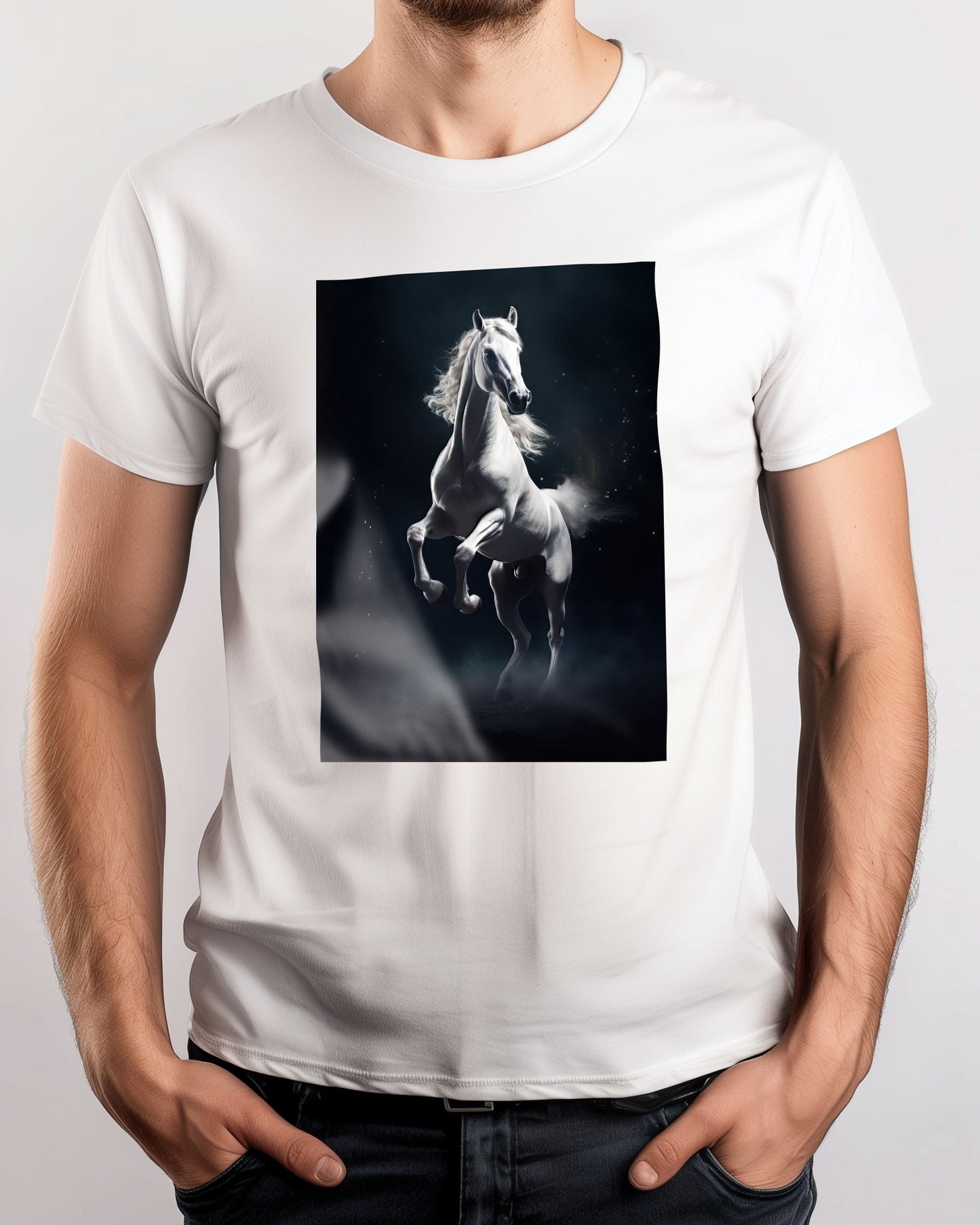 Beautiful white horses - @Mobilunik