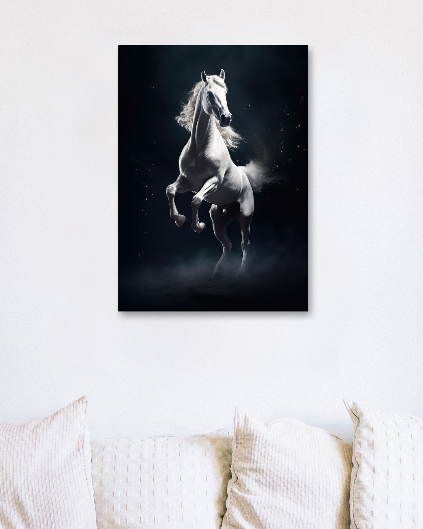 Beautiful white horses - @Mobilunik