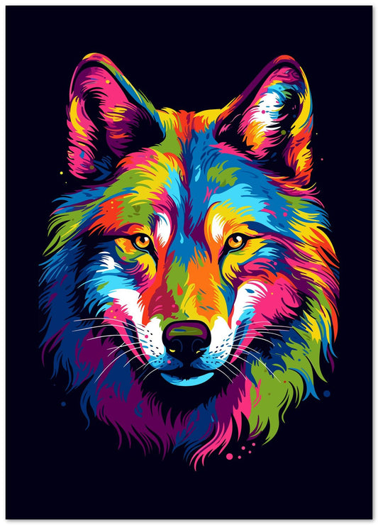 Wolf WPAP Pop Art - @GreyArt