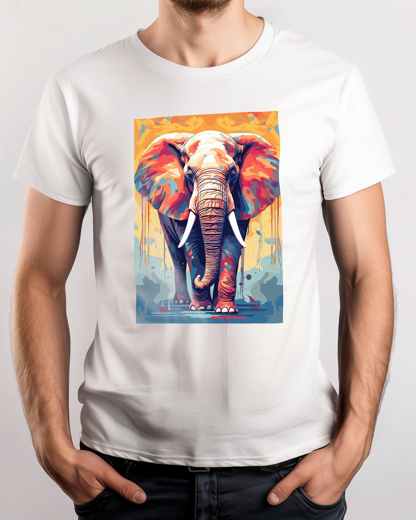 Elephant Pop Art 1 - @GreyArt