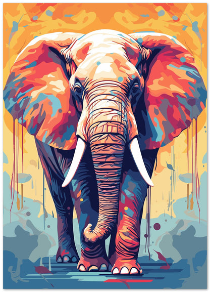 Elephant Pop Art 1 - @GreyArt