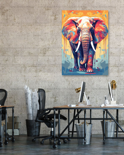 Elephant Pop Art 1 - @GreyArt