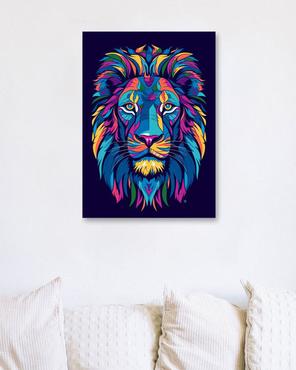 Lion King Popart 1 - @GreyArt