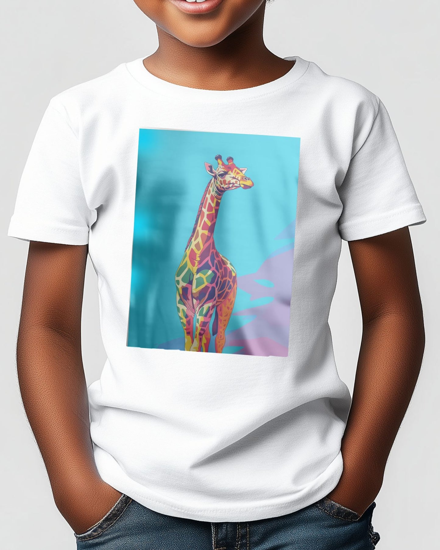 Giraffe Animal Cat Pop Art - @GreyArt