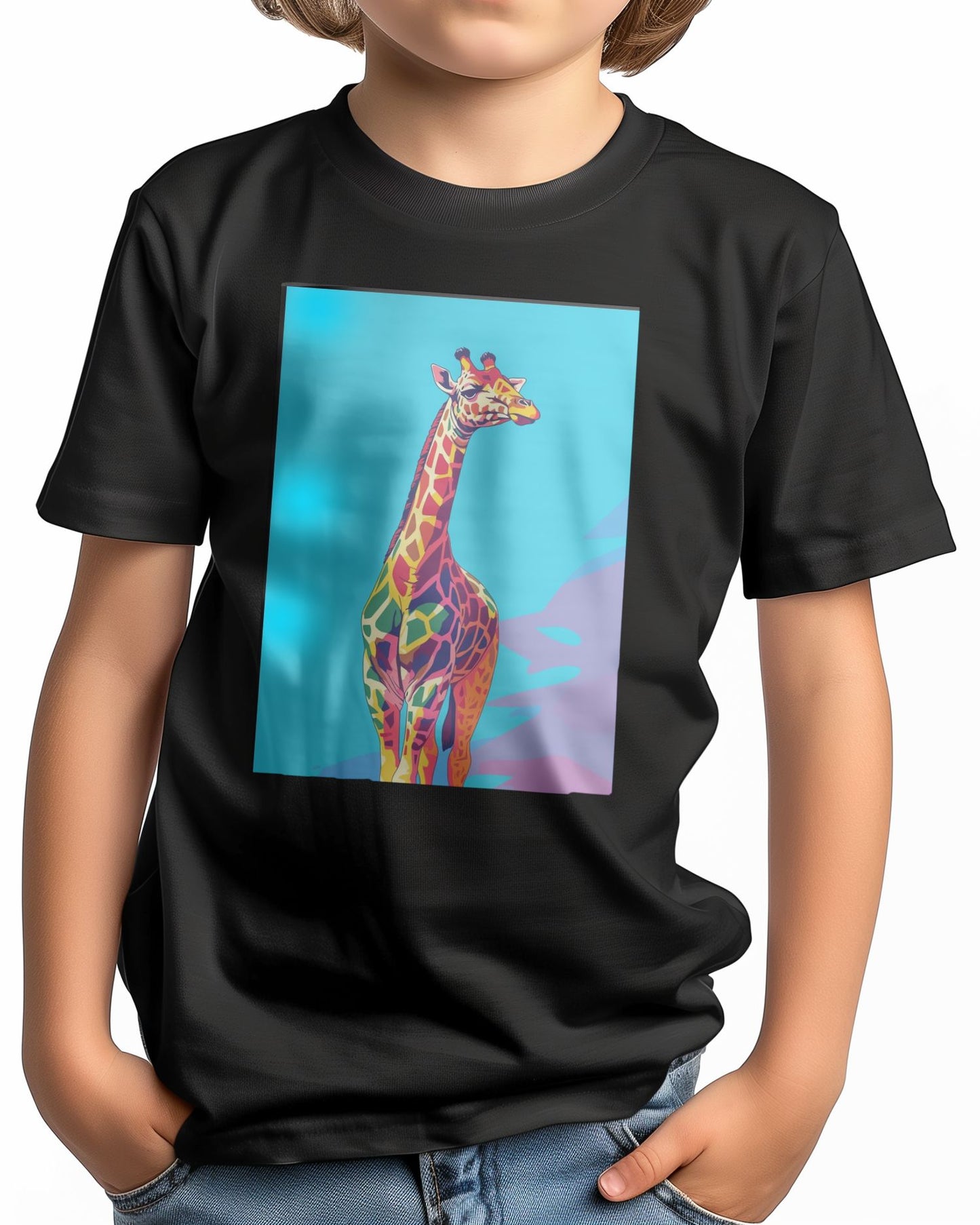 Giraffe Animal Cat Pop Art - @GreyArt