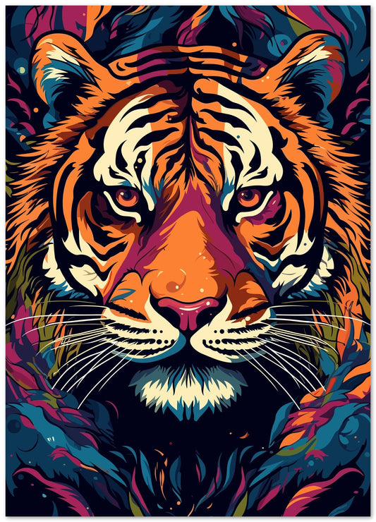 Tiger Pop Art 1 - @GreyArt