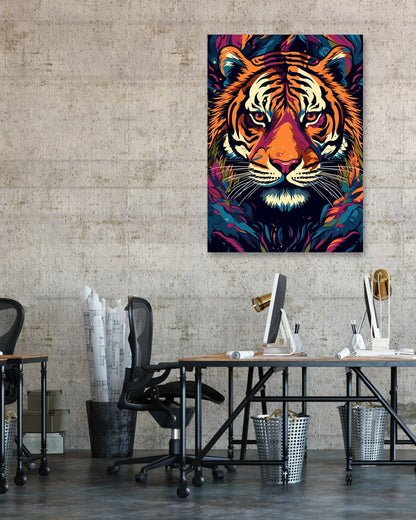 Tiger Pop Art 1 - @GreyArt