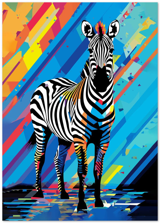 Animal Zebra Pop Art - @GreyArt