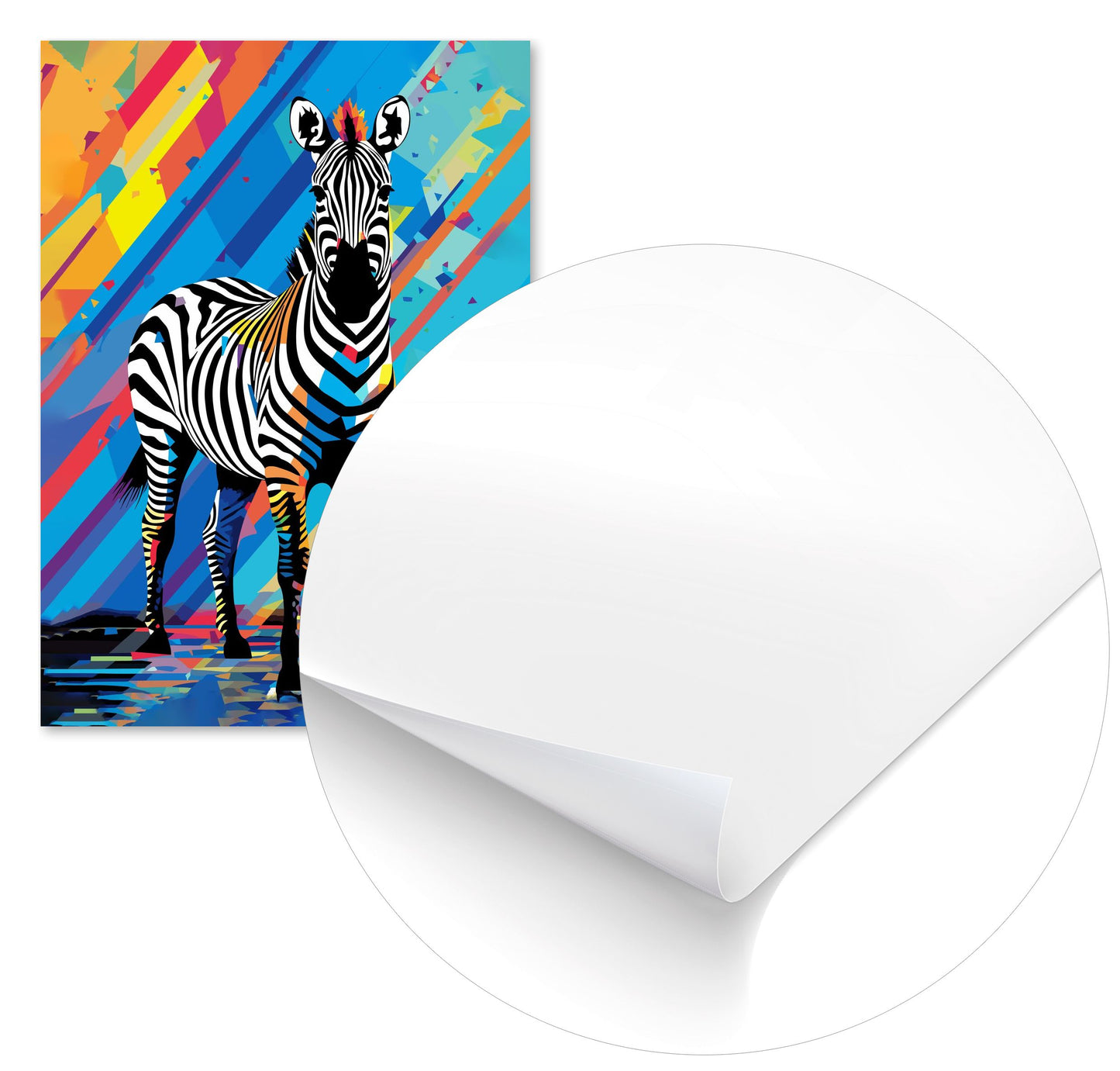 Animal Zebra Pop Art - @GreyArt