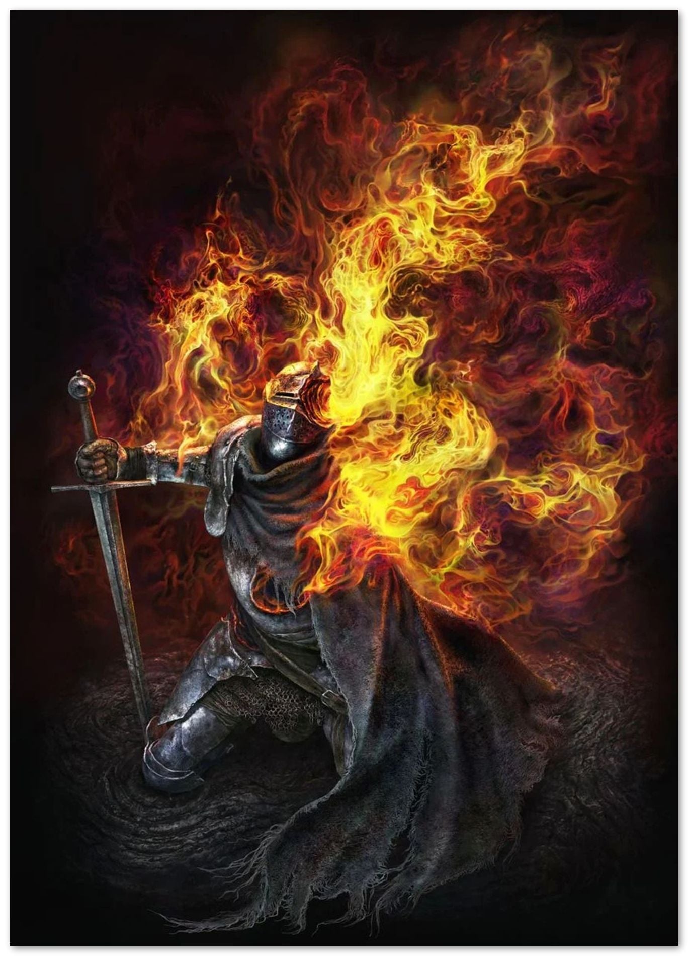 Knight in Flames - @Sagitarius