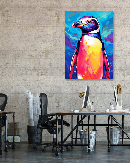 Penguin Animal WPAP 1 - @GreyArt