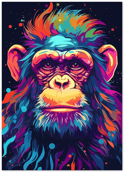 Chimpanzee WPAP - @GreyArt