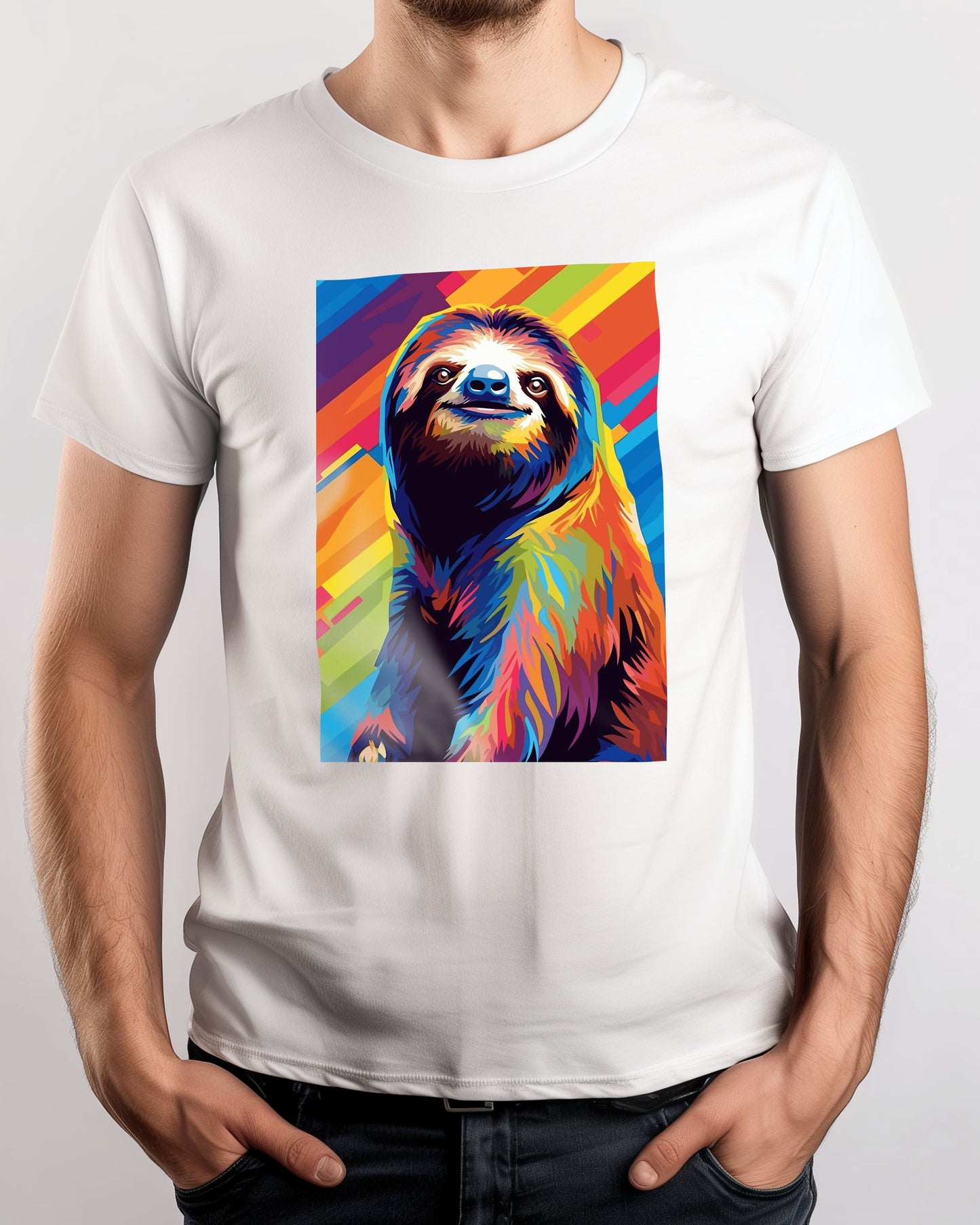 Sloth Pop Art - @GreyArt