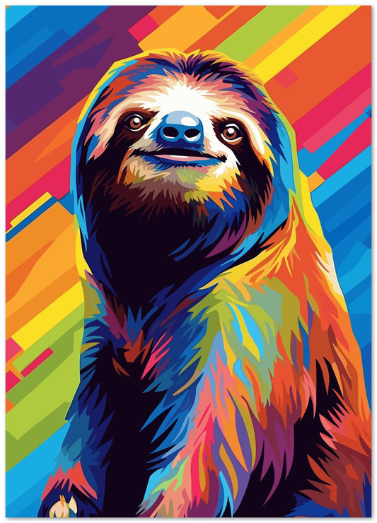 Sloth Pop Art - @GreyArt