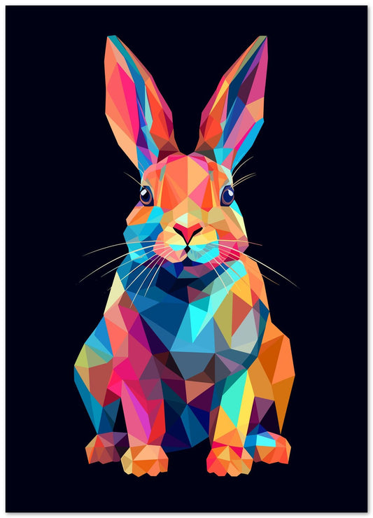 Rabbit Animal Pop Art 1 - @GreyArt