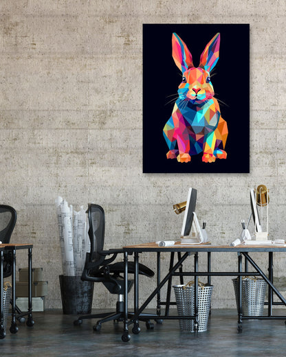 Rabbit Animal Pop Art 1 - @GreyArt