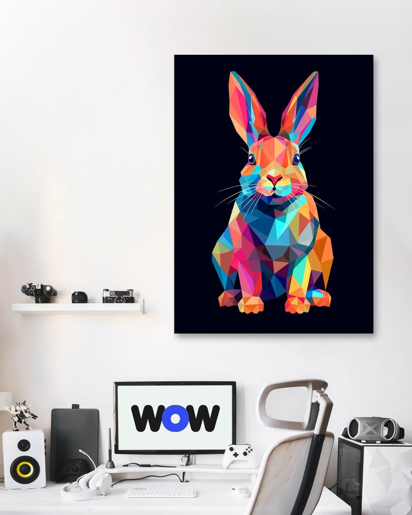 Rabbit Animal Pop Art 1 - @GreyArt