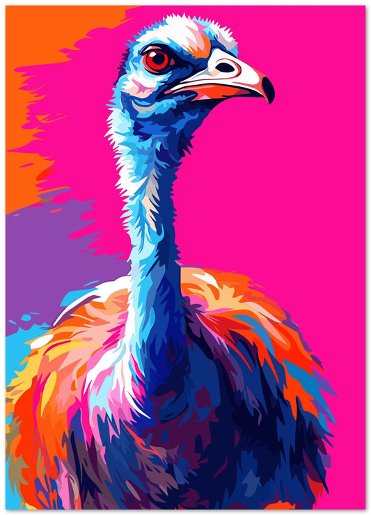 Ostrich Bird WPAP - @GreyArt