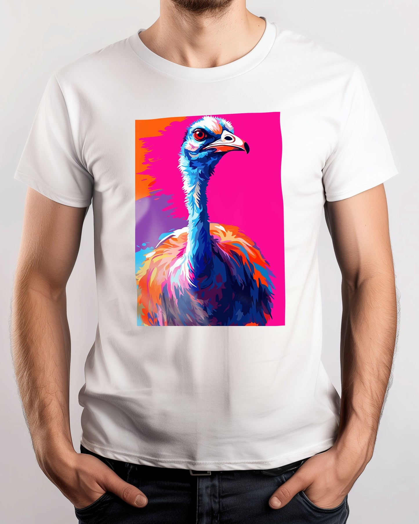 Ostrich Bird WPAP - @GreyArt