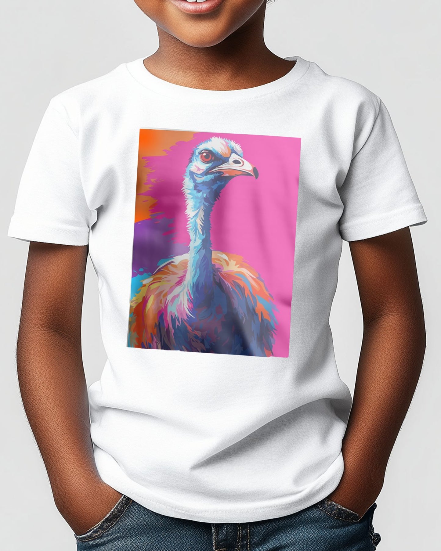 Ostrich Bird WPAP - @GreyArt