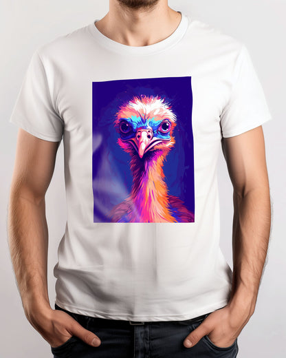 Ostrich Bird WPAP 1 - @GreyArt