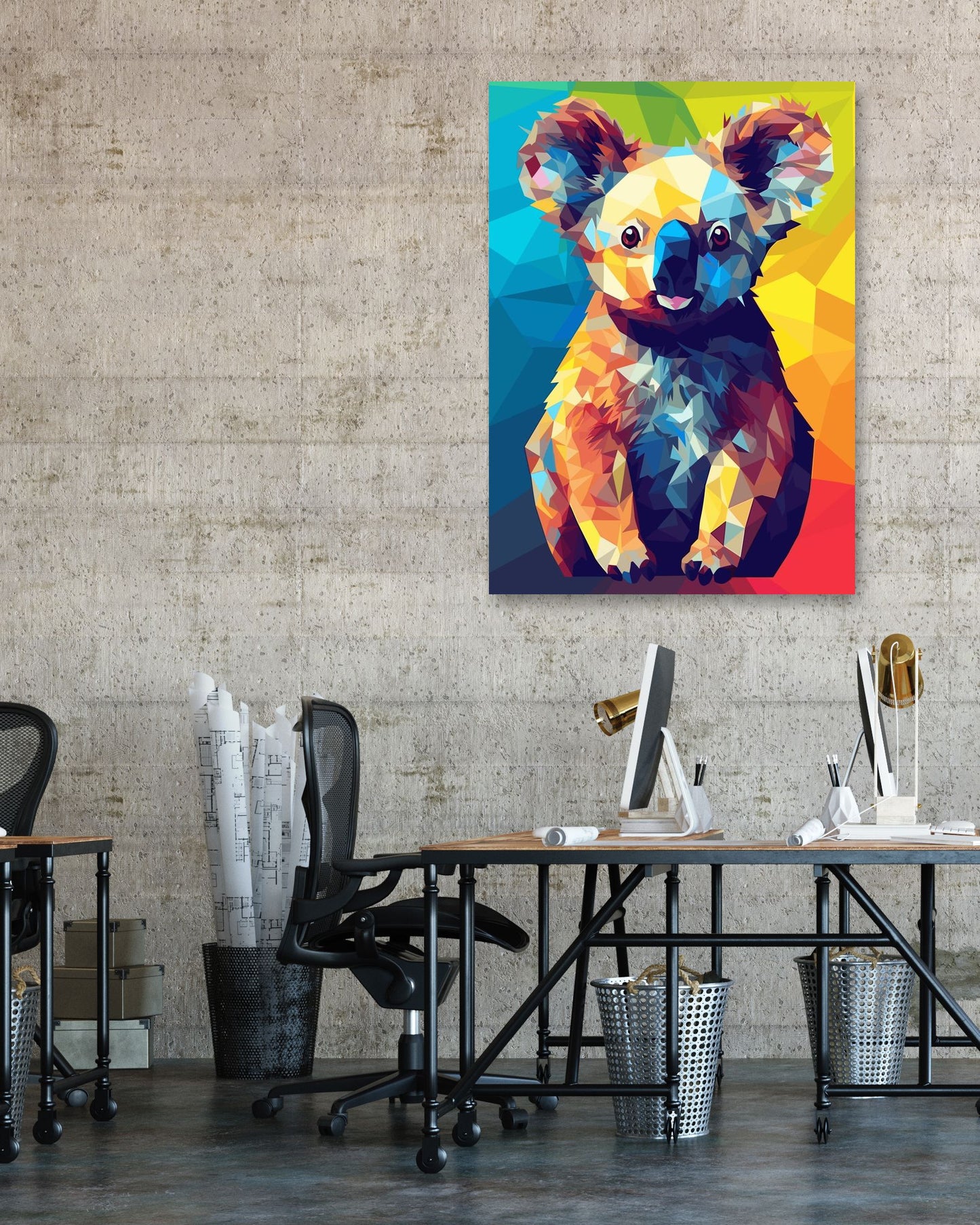 Koala WPAP 1 - @GreyArt