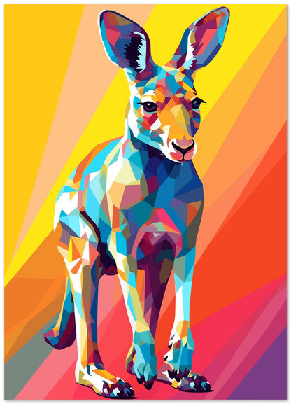 Kangaroo WPAP - @GreyArt