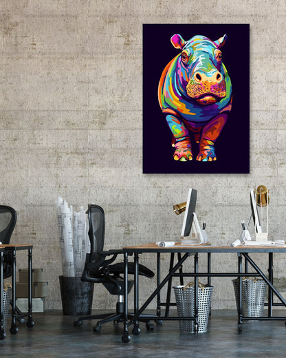 Rhino Pop Art 2 - @GreyArt