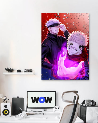 Jujutsu Kaisen Gojo And Gojo Sukuna - @Sagitarius