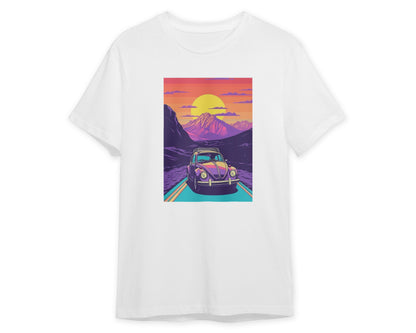 Volkswagen Car Synthwave Retro 1 - @GreyArt