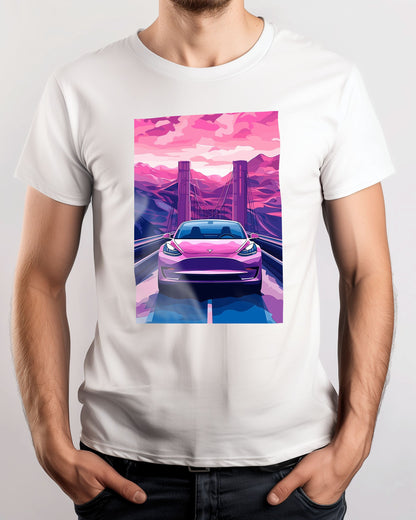 Tesla 3 Retro - @GreyArt