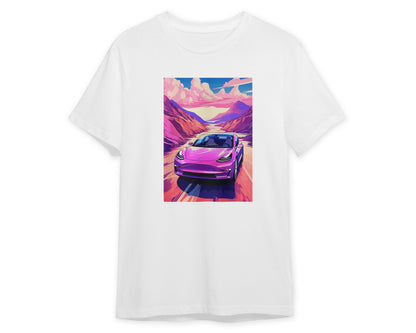 Tesla 3 Retro Synthwave - @GreyArt