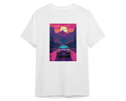 BMW Car Retro Synthwave - @GreyArt