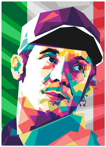 Valentino Rossi pop art  - @AsranVektor