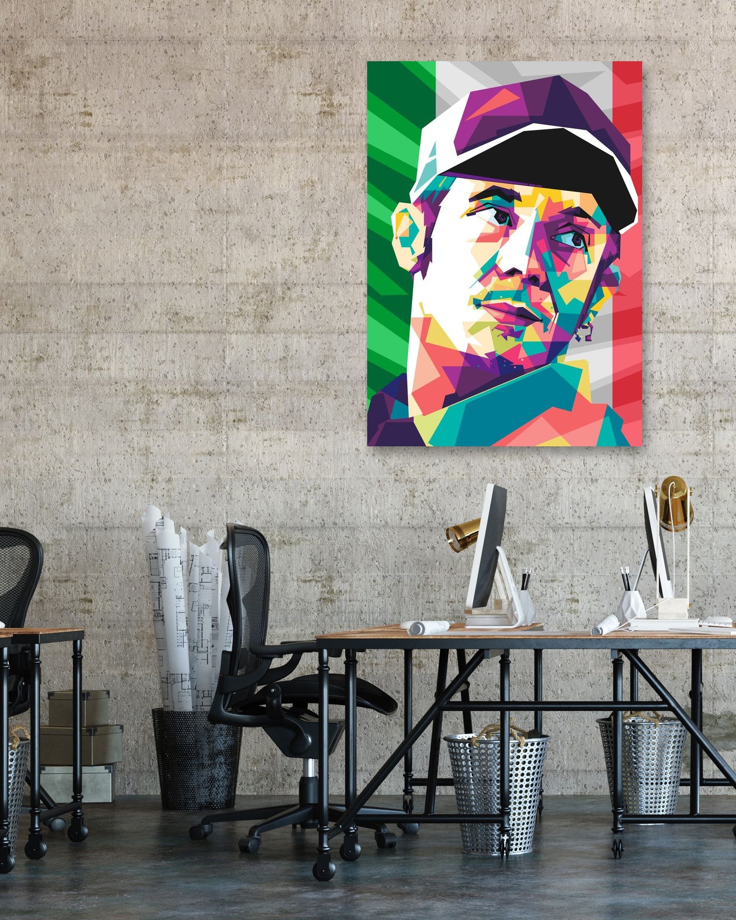 Valentino Rossi pop art  - @AsranVektor