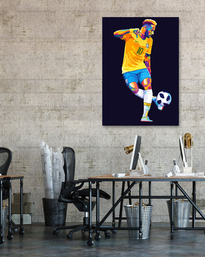 Neymar Jr Wpap Pop Art - @SiksisArt