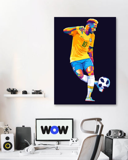 Neymar Jr Wpap Pop Art - @SiksisArt