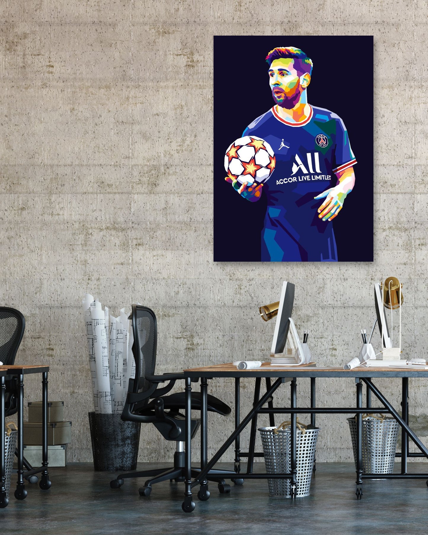 Messi Wpap Pop Art - @SiksisArt