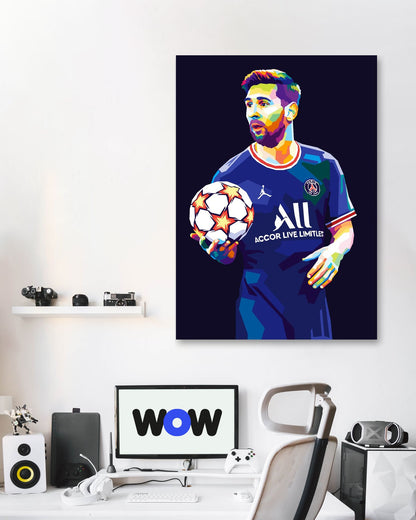 Messi Wpap Pop Art - @SiksisArt
