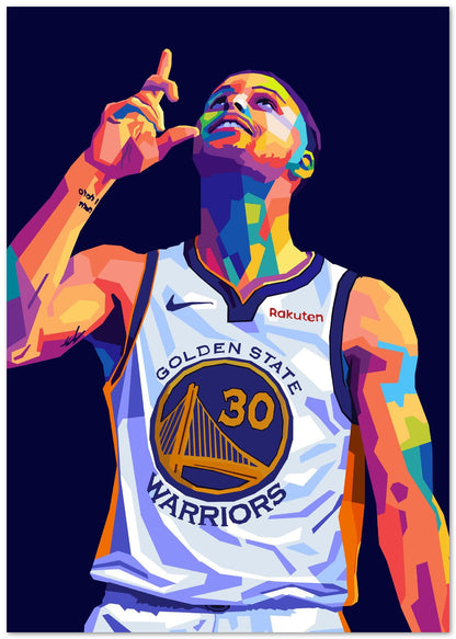 Stephen Curry Wpap Pop Art - @SiksisArt