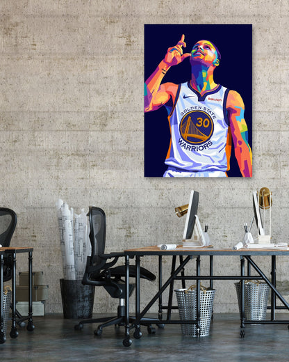 Stephen Curry Wpap Pop Art - @SiksisArt